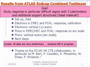 Results from ATLAS Endcap Combined Testbeam Goal Study