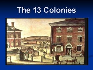 The 13 Colonies New England Colonies Rhode Island