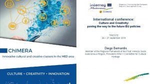 International conference Culture and Creativity paving the way