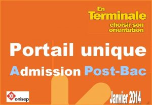 Portail unique Admission PostBac Portail unique www admissionpostbac