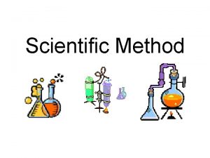 Scientific Method Steps to the Scientific Method Identify