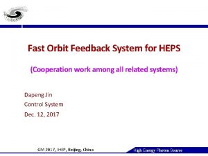 Fast Orbit Feedback System for HEPS Cooperation work