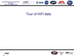 Herschel Open Time Cycle 1 DP workshop ESAC