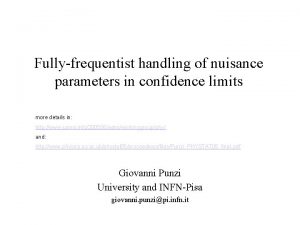 Fullyfrequentist handling of nuisance parameters in confidence limits