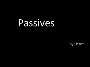 Passives by Shanti Passives mouse One day there