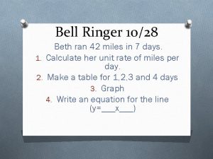 Bell Ringer 1028 Beth ran 42 miles in