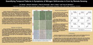 Quantifying Temporal Patterns in Symptoms of Nitrogen Deficiencies