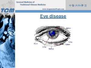 Eye disease Etiology Pathology 1 Eye Heart Small
