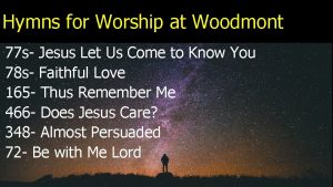Hymns for Worship at Woodmont 77 s Jesus