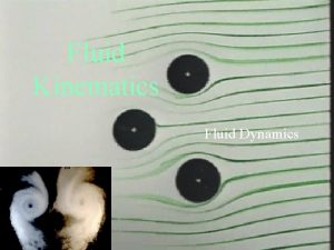 Fluid Kinematics Fluid Dynamics Fluid Flow Concepts and