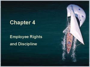 Chapter 4 Employee Rights and Discipline Introduction employee