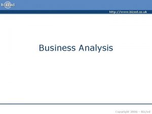 http www bized co uk Business Analysis Copyright
