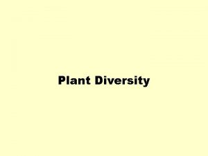 Plant Diversity Five Kingdom System z Kingdom z