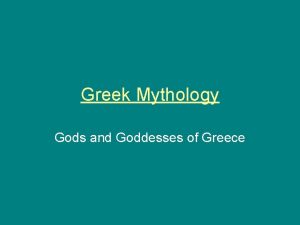 Greek Mythology Gods and Goddesses of Greece Home