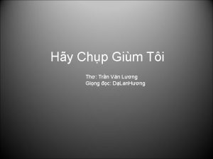 Hy Chp Gim Ti Th Trn Vn Lng