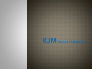 KJM KOBBY TAMAKLOE LECTURER Emmanuel Quansah Supply Chain