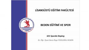 LSANSST ETM FAKLTES BEDEN ETM VE SPOR 631