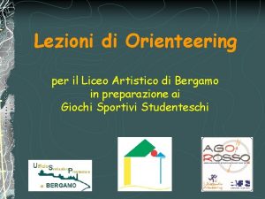 Lezioni di Orienteering per il Liceo Artistico di