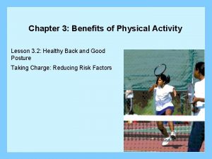 Chapter 3 Benefits of Physical Activity Lesson 3