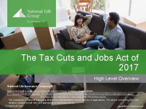 The Tax Cuts and Jobs Act of 2017