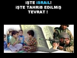 iTE i SRAi L iTE TAHRi B EDi iTE i SRAi L iTE TAHRi B EDi