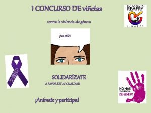 I CONCURSO DE vietas contra la violencia de