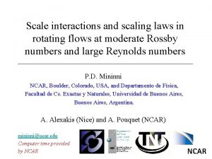 Scale interactions and scaling laws in rotating flows