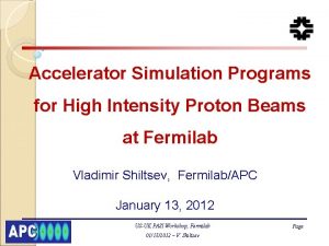 Accelerator Simulation Programs for High Intensity Proton Beams