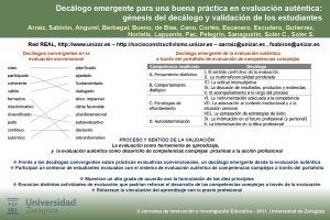 Declogo emergente para una buena prctica en evaluacin