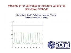 Modified error estimates for discrete variational derivative methods