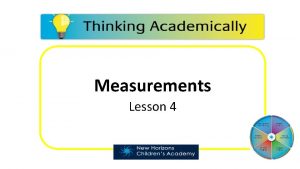 Measurements Lesson 4 Perimeters of composite shapes DNA