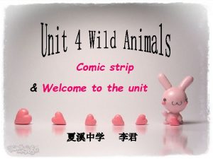 Comic strip Welcome to the unit Listen and