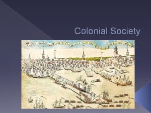 Colonial Society America Blends Germans Scots Irish British
