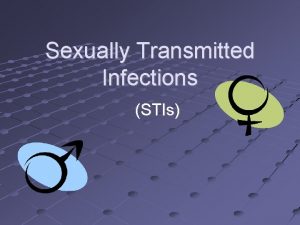 Sexually Transmitted Infections STIs What are STIs Sexually