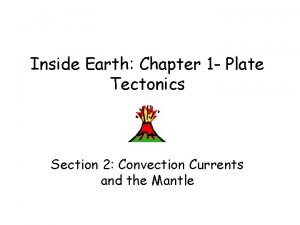 Inside Earth Chapter 1 Plate Tectonics Section 2