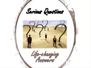 Serious Questions By What Authority Serious Questions Lifechanging