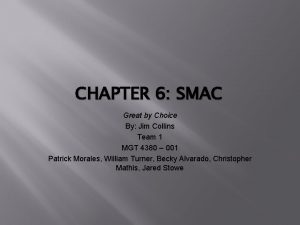 Smac recipe