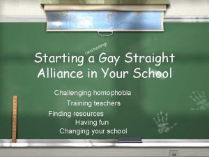 g in unn r Starting a Gay Straight