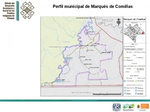 Perfil municipal de Marqus de Comillas Perfil municipal