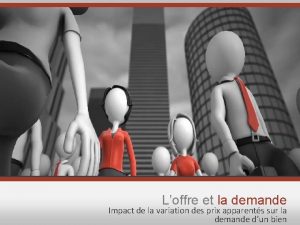 Loffre et la demande Impact de la variation