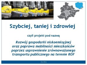 Szybciej taniej i zdrowiej czyli projekt pod nazw