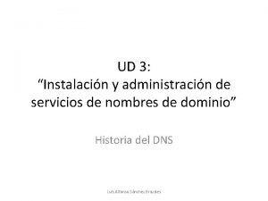 UD 3 Instalacin y administracin de servicios de