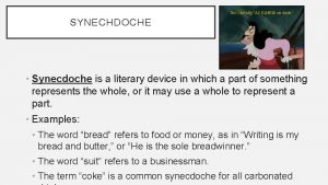 Synecdoche literary definition