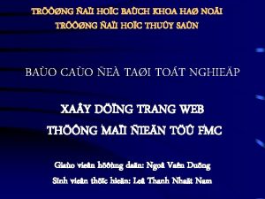 TRNG AI HOC BACH KHOA HA NOI TRNG