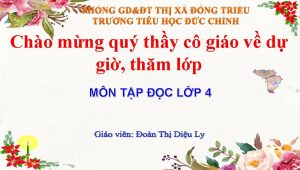 PHNG GDT TH X NG TRIU TRNG TIU