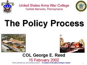 United States Army War College Carlisle Barracks Pennsylvania