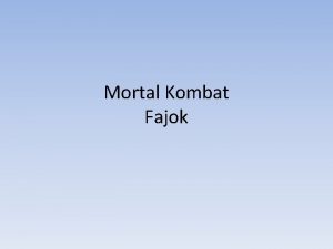 Mortal Kombat Fajok Automatizltak kiborgok Az automatizl folyamatot