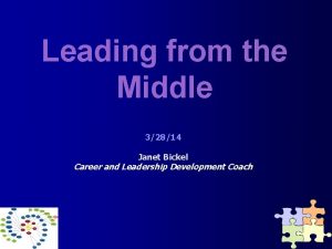 Leading from the Middle 32814 Janet Bickel Career