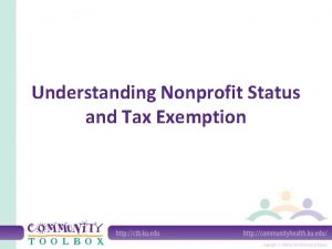 Understanding Nonprofit Status and Tax Exemption Use legal