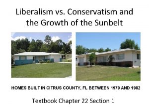Liberalism vs Conservatism and the Growth of the